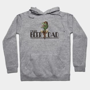 Craft Beer T Rex Dad Hoodie